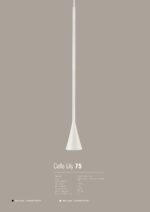 چراغ آویز مدل Calla Lily 75