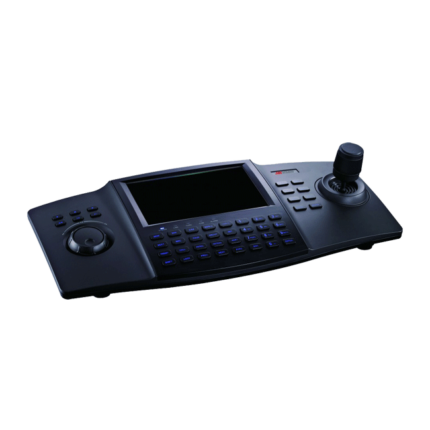 کیبورد هایک ویژن DS-1100KI یکی از لوازم جانبی مهم و کاربردی برای کاربر دوربین مداربسته اسپیددام و موتورایز است. کیبورد یک نوع کنترل کننده است تا کاربر از طریق آن، لنز دوربین مداربسته را بچرخاند یا زوم کند. این کیبورد از طریق پورت USB به دستگاه وصل می شود و قابلیت کنترل کردن از طریق جوی استیک روی کیبورد را پیدا می کند. نکته مهم در اتصال دوربین مداربسته اسپیددام به دستگاه، بهره مندی دستگاه از خروجی RS-485 است. اکثر دستگاه های موجود در سایت ایران هایلوک از این قابلیت بهره مند هستند. جوی استیک اسپیددام هایک ویژن HIKVISION DS-1100KI