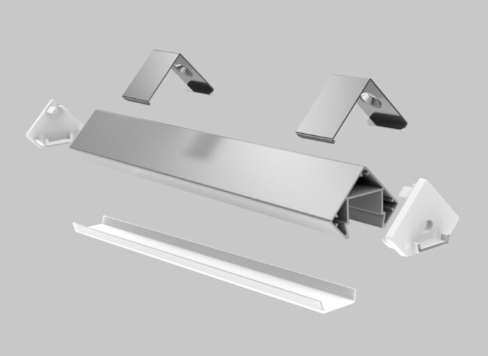 چراغ خطی روکار مدل AS6 - Image 2