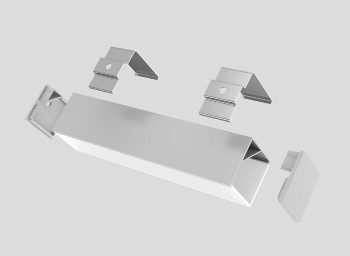 L090B.80 چراغ خطی روکار/ آویز مدل AS7 - Image 2