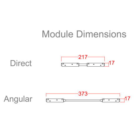 ابعاد اتصالات الکتریکی چراغ مگنتی