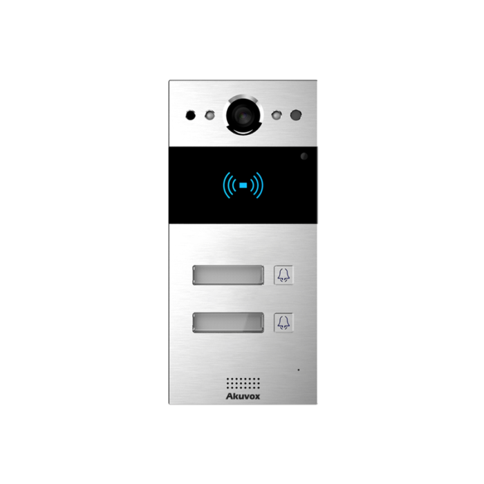 akuvox-sip-video-door-phone-2-call-buttons-r20b.png اینترکام Akuvox مدل R20B-2 in-wall - Image 1