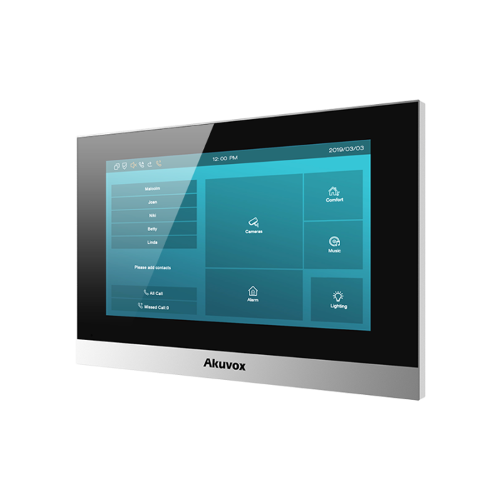 akuvox-smart-indoor-monitor-c315s.png اینترکام Akuvox مدل C315S - Image 3