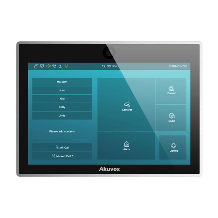 akuvox-touch-panel-it83.png اینترکام Akuvox مدل IT83A - Image 1