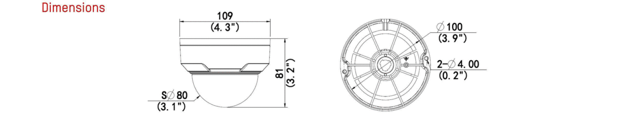 دوربین مداربسته تحت شبکه بولت حارس مدل HARES IPC‑E2F4W‑I30