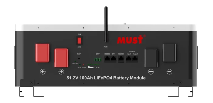 باتری لیتیومی 10kWh سیستم خورشیدی MUST - 2 باتری لیتیومی 10kWh سیستم خورشیدی MUST