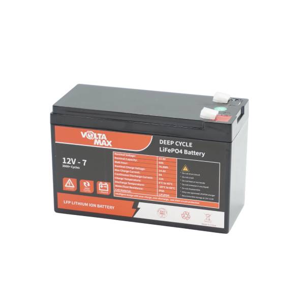 باطری ولتامکس لیتیوم مدل 12.8 ولت 7 آمپر ساعت(2025) - 3 باطری یو پی اس ups ولتامکس voltamax لیتیوم مدل 12.8 ولت 7 آمپر ساعت(2025)
