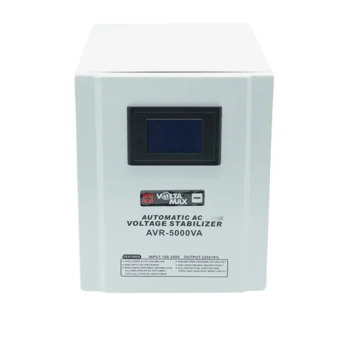 استابلایزر ولتامکس Voltamax Stabilizer تک فاز AVR 5KVA استابلایزر ولتامکس Voltamax Stabilizer تک فاز AVR 5KVA