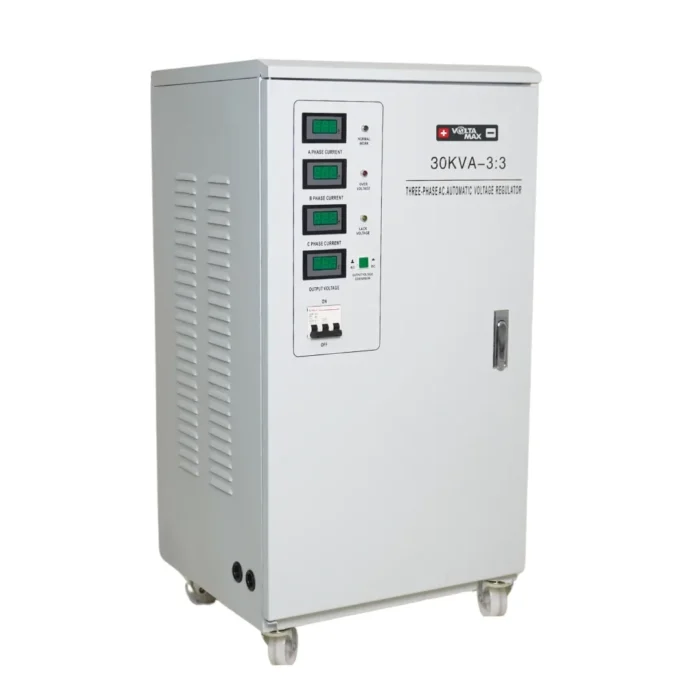 استابلایزر ولتامکس سه فاز VOLTAMAX ZTY-30000 VA 33 - 3 استابلایزر ولتامکس Voltamax Stabilizer سه فاز ZTY-30000 VA 3/3