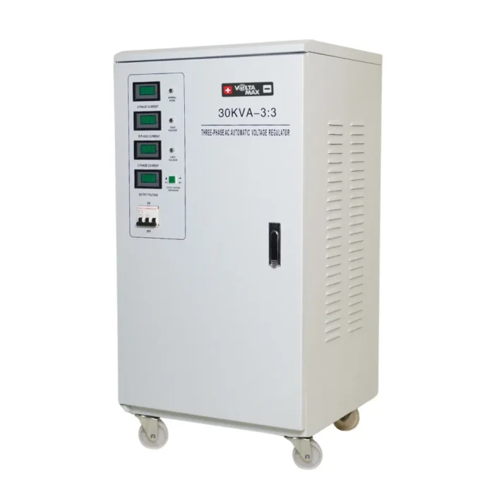 استابلایزر ولتامکس سه فاز VOLTAMAX ZTY-30000 VA 33 - 4 استابلایزر ولتامکس Voltamax Stabilizer سه فاز ZTY-30000 VA 3/3